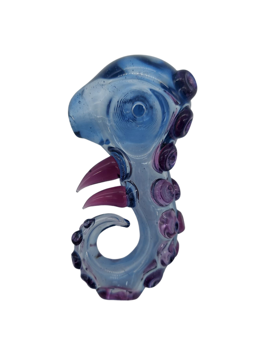 Wicked Glass - Tentacle Hand Pipe - Blue/Purple